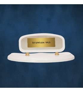 Kişiselleştirilebilir Ahşap Masa İsimliği
