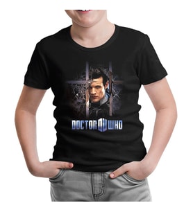 Doctor Who Siyah Çocuk Tshirt