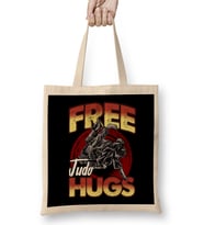 Funny Free Judo Hugs MMA Pun Bez Çanta Uzun Saplı