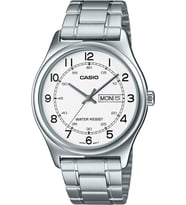 Casio MTP-V006D-7B2UDF Çelik Kordon Beyaz Kadran Metalik Renk Erkek Kol Saati