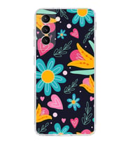PrintiFy Samsung Galaxy S21 ile Uyumlu Retro Color 1  Kamera Korumalı Şeffaf  Kılıf