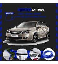 Renault Latitude Oto Araç Kapı Koruma Fitili 5metre Parlak Mavi Renk