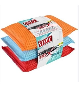 STEPY BULAŞIK SÜNGERİ SÜPER 3'LÜ 2020129