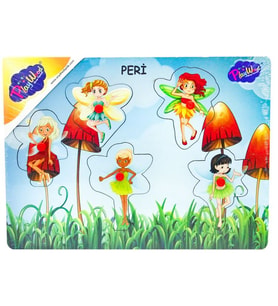 Nessiworld Ahşap Tutmalı Peri Kızı Puzzle