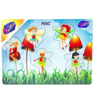 Nessiworld Ahşap Tutmalı Peri Kızı Puzzle