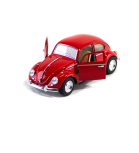 Metal Vosvos Araba Kırmızı Çek Bırak 12 Cm