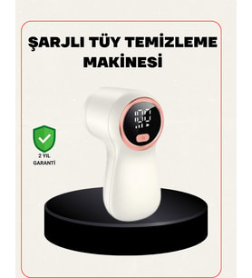 Şarjlı Tüy Temizleyici Paslanmaz Çelik Bıçaklı