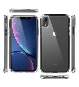Apple iPhone XR 6.1 Kılıf Full Şeffaf Sararmaz Kapak (Renksiz)