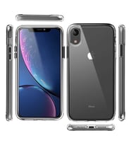 Apple iPhone XR 6.1 Kılıf Full Şeffaf Sararmaz Kapak (Renksiz)