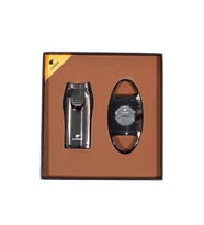 Cohiba Çakmak Kesici İkili Gunmetal Puro Seti - TR9109