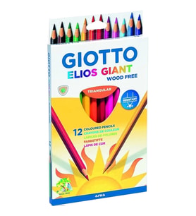 GIOTTO KURU BOYA ELIOS GIANT KALEMİ 12 RENK 221500