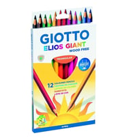 GIOTTO KURU BOYA ELIOS GIANT KALEMİ 12 RENK 221500