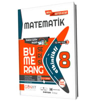 Günay Yayıncılık 2024 Günay 8. Sınıf Bumerang Serisi Matematik Konu Anlatımlı ve Etkinlikli Soru Bankası (Çok Renkli)