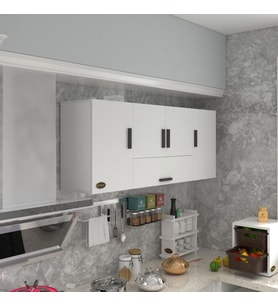 Kenzlife hazır mutfak acus32 byz 060*150*32 mutfak banyo dolabı kapaklı raflı (Karışık)