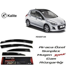 Peugeot 308 Cam Rüzgarlığı Mugen Tip Sunplex