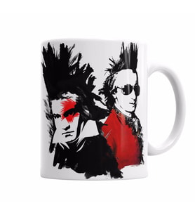 Beethoven Mozart Punk    Kupa Bardak Porselen