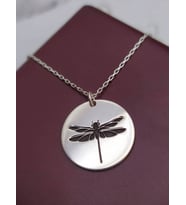 Kişiye Özel dragon fly Gümüş Kolye