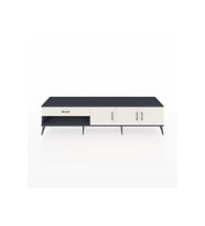 Hyperion TV Ünitesi 2 Raflı Tek Çekmeceli 3 Kapaklı 220x44x51 Antrasit-Aytaşı