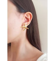Kadın Özel Tasarım Deniz Yıldızı Model Küpe 001
