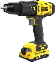 Stanley, Scd718D2K-Tr, 18V 2.0Ah V20 Li-Ion, Çift Akülü, Kömürlü, Darbeli Matkap