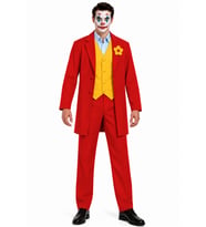 Joker Kostümü Kırmızı Yetişkin