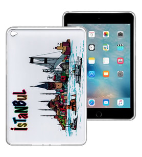 Apple Ipad Mini 4 Baskılı Silikon Kılıf BK-7