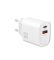 Usb Type-c Çift Çıkışlı Hızlı Şarj Adaptörü 45W Beyaz ND1013