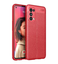 Oppo Reno 5 Kılıf Auto Focus Kapak - Kırmızı