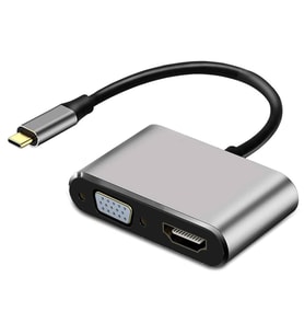 USB TYPE-C TO HDMI-VGA-USB-TYPE C 4IN1 ADAPTÖR (4767)