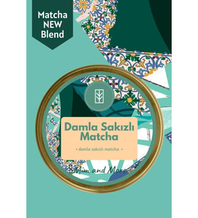 Mastic Gum Matcha - Damla Sakız Aromalı Matcha, 25 gr