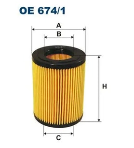FILTRON OE6741 Yag Filtresi 2632027100 2632027110