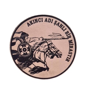 AKINCI Deri PEÇ  -Arma - Leather Patch (Bej)