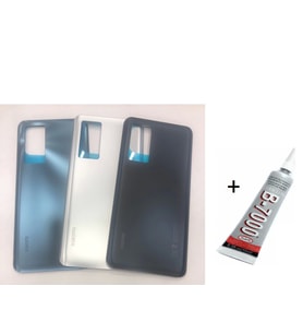 Mİ 12T Arka Batarya Pil Kapağı MAVİ (B7000 15 ML Yapıştırıcı)