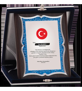 ODAK KUPA - Ahşap Plaketler - PL-033-M B - 15x20 cm