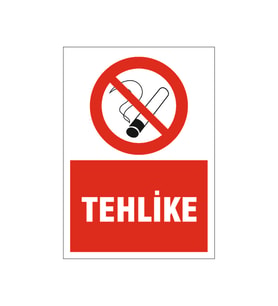 Sigara tehlike, isg uyarı levhası