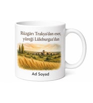 Lüleburgaz Trakya Ruhu Kırklareli Hatırası Çay Kupası Hediye Bardak