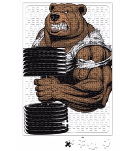 Ayı Puzzle 240 Parça Yapboz