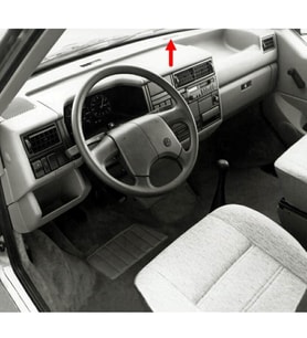 VW Transporter T4 1991-03 Üst Sağ Havalandırma Izgarası Gri 701819072