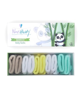Novibaby 5'li Bambu Yenidoğan Bebek Çorap I Summer I 0-6 ay (Karışık)