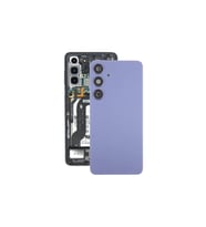 Samsung S24+ Plus Arka Kapak - Arka Pil Batarya Kapağı Kamera Lensli - SM-S926 Uyumlu (Mor)