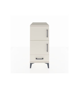 Kronos Komodin 4 Raflı Tek Çekmeceli Tek Kapaklı 44x59x96 Aytaşı-Aytaşı