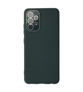 Samsung Galaxy A33 5g Kılıf Lansman Glass Kapak - Koyu Yeşil