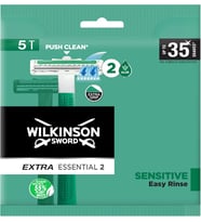 Lexroo Extra Essential 2 Sensitive tek kullanımlık tıraş makinesi, erkekler için 5