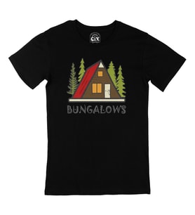 Bungalows Siyah Tişört