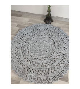%100 El Örgüsü Balkon/kapı Önü Yanma Paspas (STD)