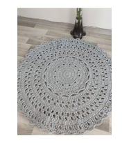 %100 El Örgüsü Balkon/kapı Önü Yanma Paspas (STD)