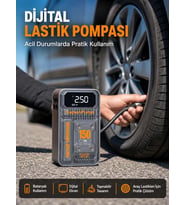 150 PSI Kablosuz Dijital Ekranlı Taşınabilir Araç Lastik Pompası