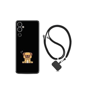 Pova 4 Pro Kılıf Ipli Boyun Askılı Desenli Silikon Uyuyan Köpek 1875