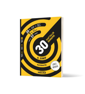 6. Sınıf Matematik 30 Haftalık Deneme Güncel Müfredat