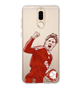 Huawei Mate 10 Lite Uyumlu Fernando Torres Desenli Şeffaf Telefon Kılıfı